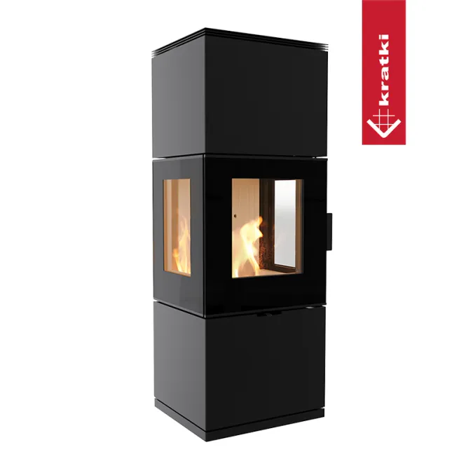 Huvudbild Vedeldad stålkamin INGA 8 kW Ø 150
