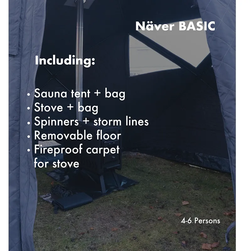 Bastutält Näver Basic