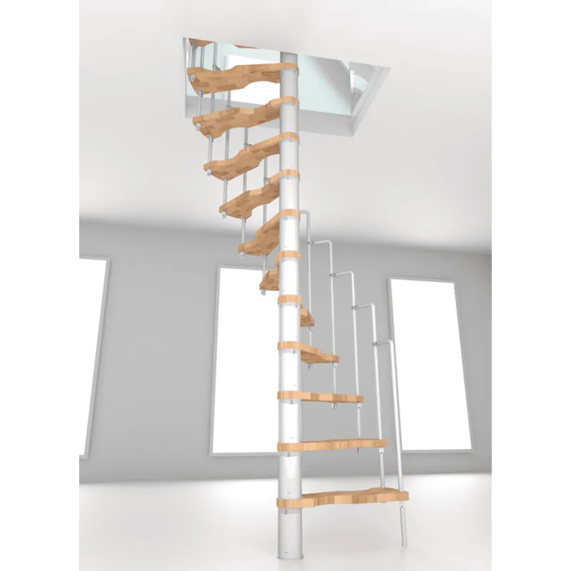 Minka Spiraltrappa Suono Vit 140 cm