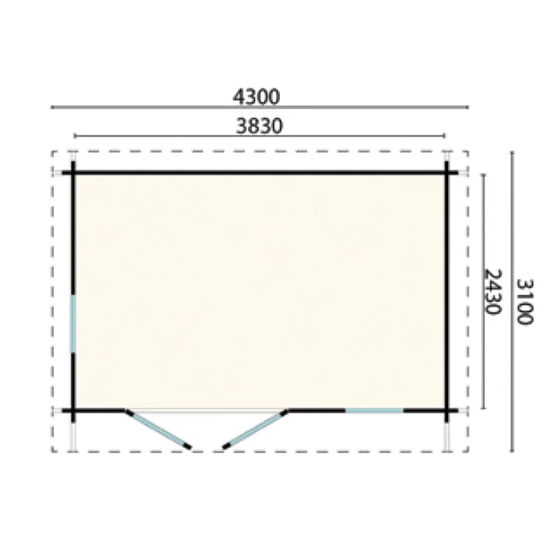 Anneks Studio 9,3 m²