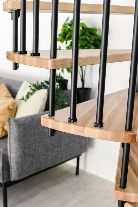 Huvudbild Minka Spiral Smart spiraltrappa